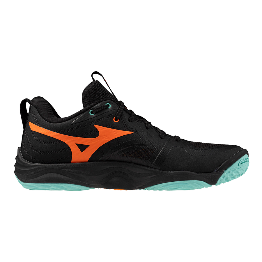 Mizuno WAVE MOMENTUM ELITE Black/Tangelo/Ice Green